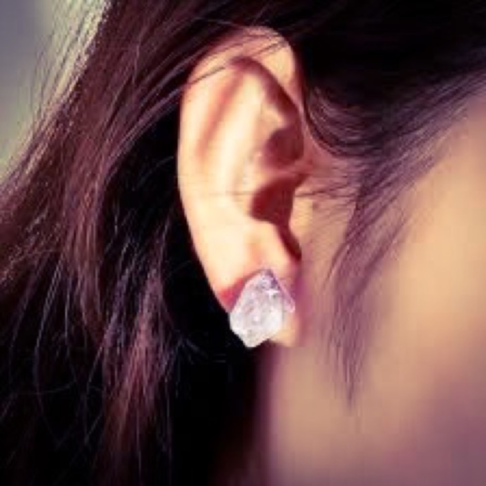 🆕 Pure Raw Amethyst S925 Sterling Stud Earrings - Picture 5 of 11
